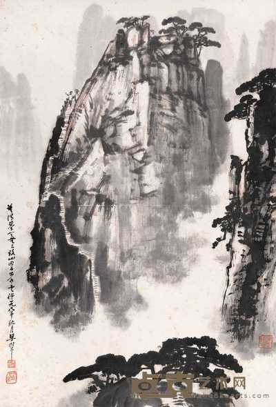 梁树年 1978年作 山水 立轴 69×46cm